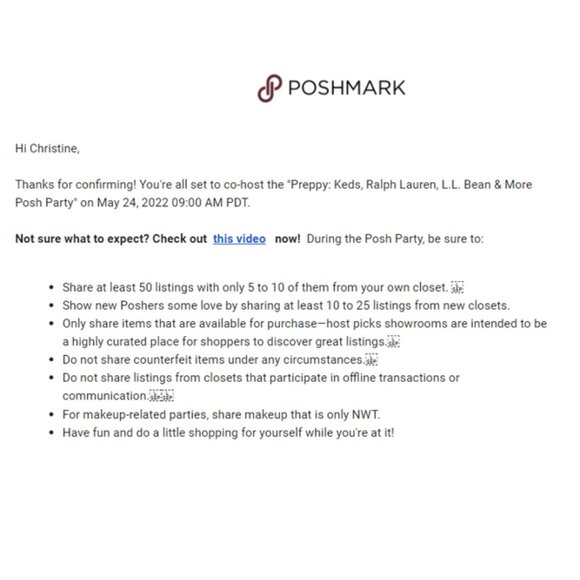 CO-HOSTING MAY 24, 2022 PREPPY STYLE PARTY! 🎉 2ND, 3RD, 4TH POSH PARTY! - Picture 2 of 3